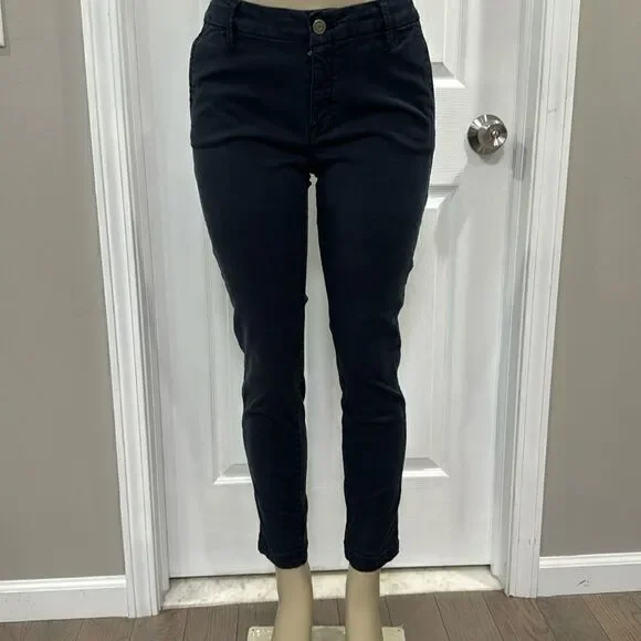 JOIE SKINNY TROUSER JEANS DARK NAVY BLUE - Picture 1 of 8